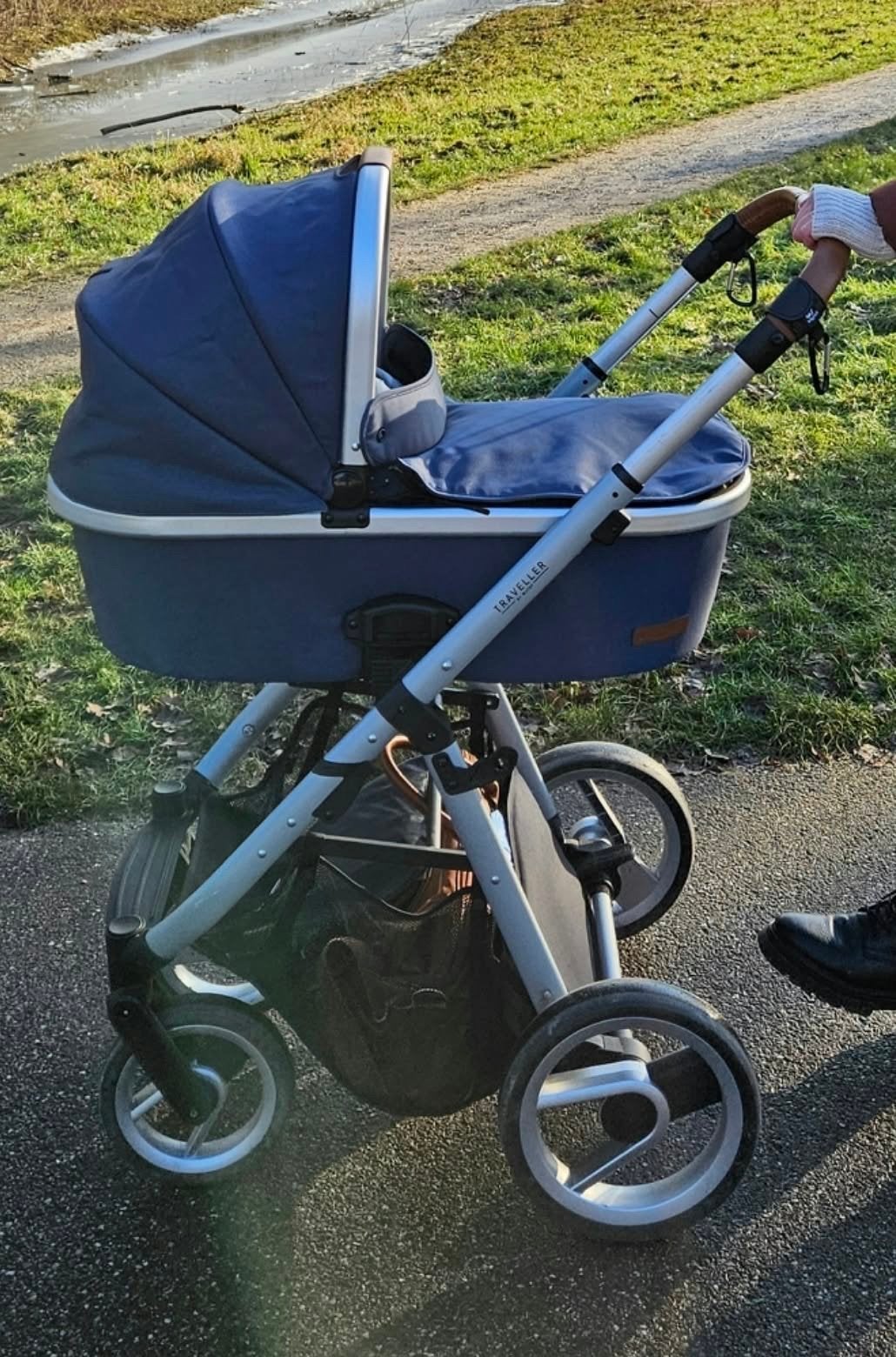 Mutsy Traveller kinderwagen met complete accessoireset, Gebruikt, Mutsy, Met autostoeltje, Ophalen