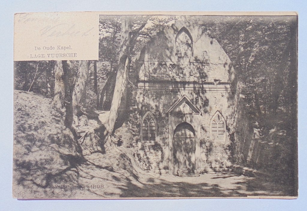 LAGE VUURSCHE, "De oude Kapel" 1913 met kleinrondstempel., Ophalen of Verzenden, Voor 1920, Gelopen, Utrecht