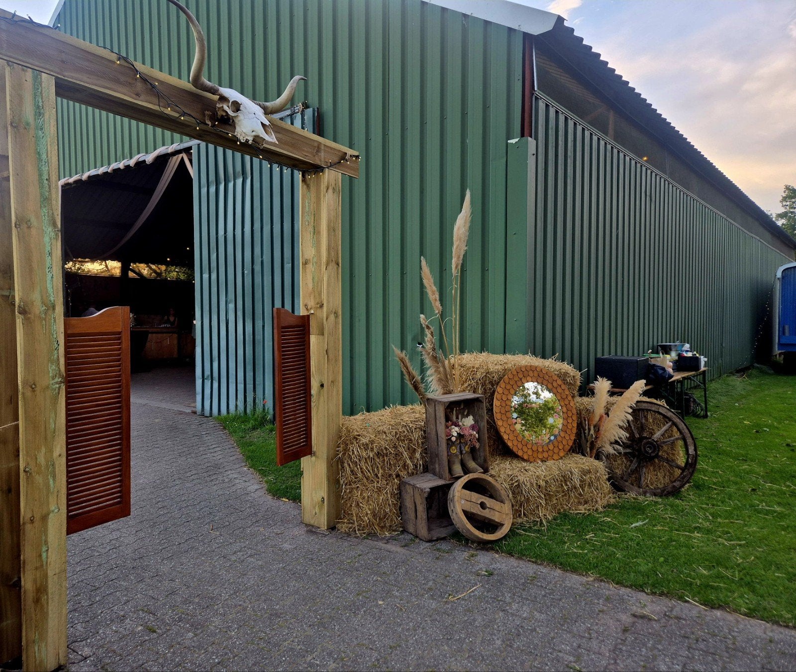 Saloon deuren - Western stijl, Ophalen, Gebruikt, Bruin, Vintage
