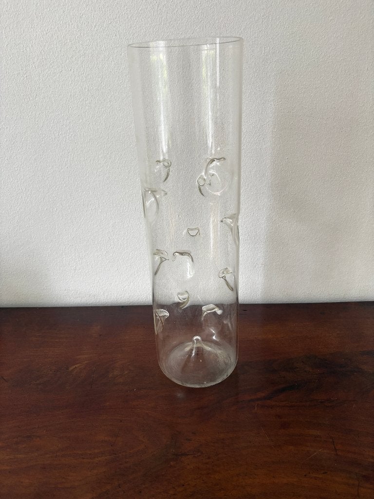 Bijzondere mooie Wazon Krosno Moly vaas met uitstulpingen, Glas, Vaas, Handgemaakt, Ophalen of Verzenden