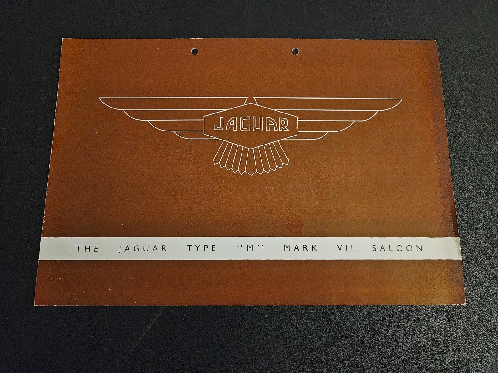 Brochure Jaguar Type "M" Mark VII Saloon, Ophalen of Verzenden, Zo goed als nieuw, Overige merken