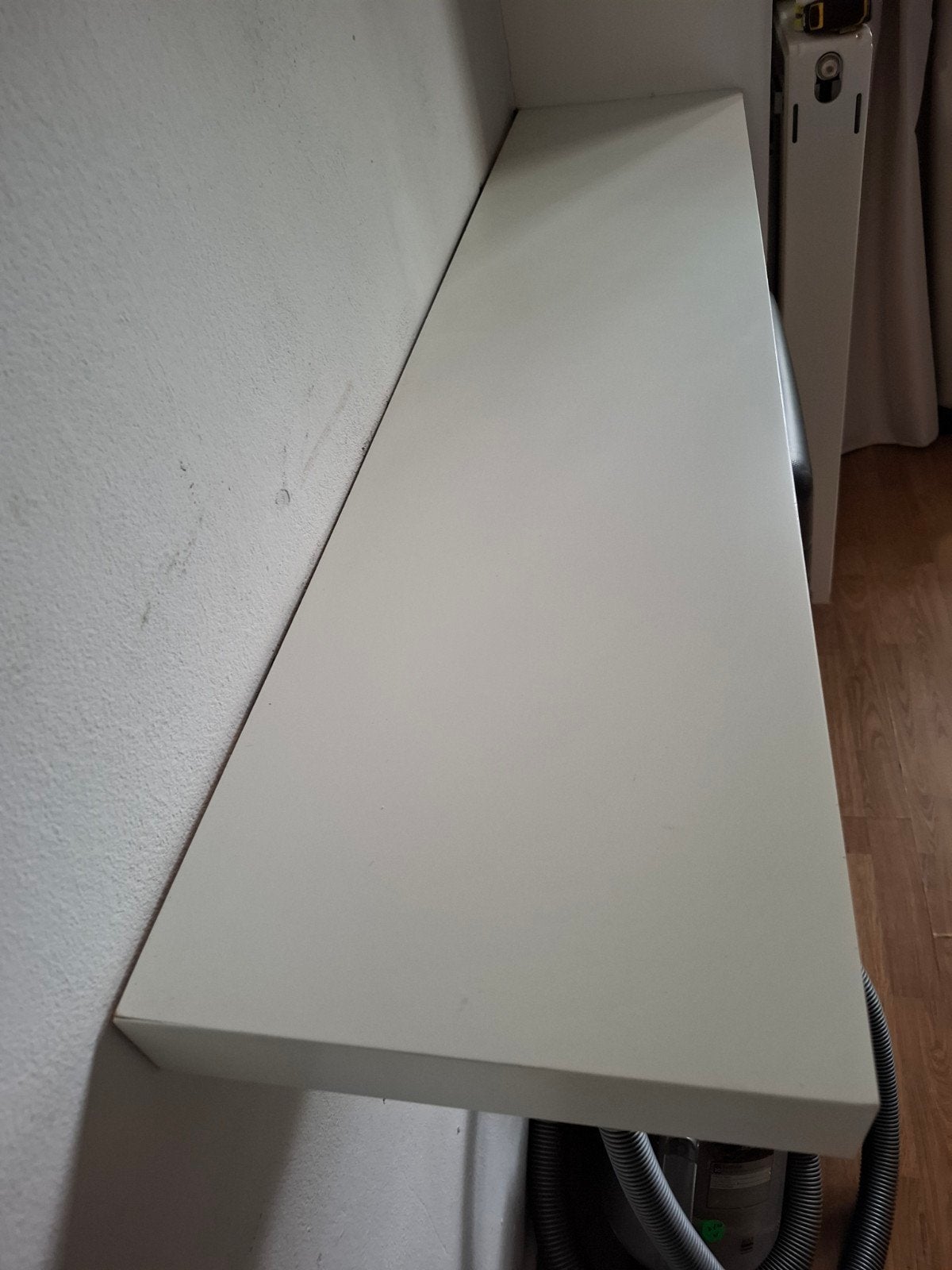 IKEA lack wandplank wit met zwevende beugel 110x26 cm, Ophalen, Met plank(en), Gebruikt, Minder dan 150 cm