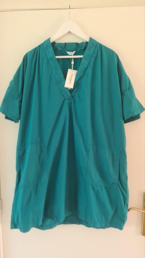 Nieuw tuniek jurkje 36 S Penn&Ink N.Y. katoen petrol groen, Penn&ink N.Y., Nieuw, Ophalen of Verzenden, Korte mouw