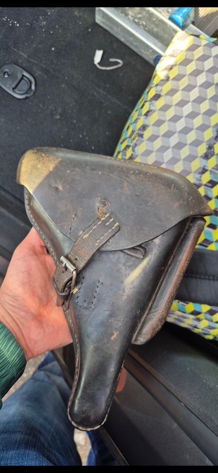 P08 uit 1916 DWM militair Duits apparaat inclusief holster, Ophalen of Verzenden, Landmacht, Duitsland