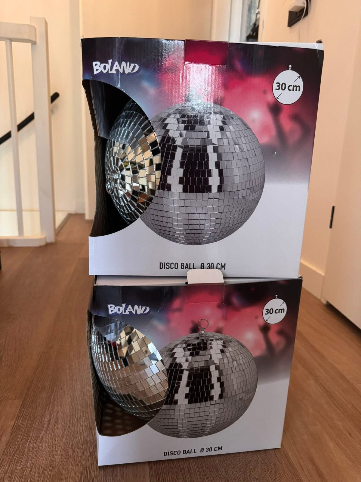 Discoballen 30cm, Ophalen, Zo goed als nieuw, Versiering, Geboorte of Huwelijk