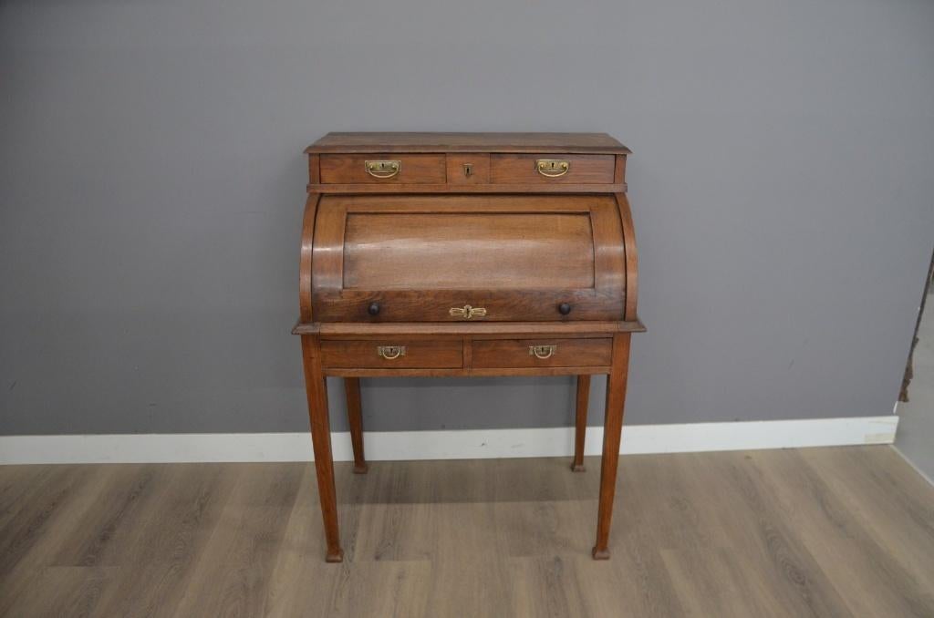 Eiken Damesbureau, Antiek en Kunst, Ophalen of Verzenden
