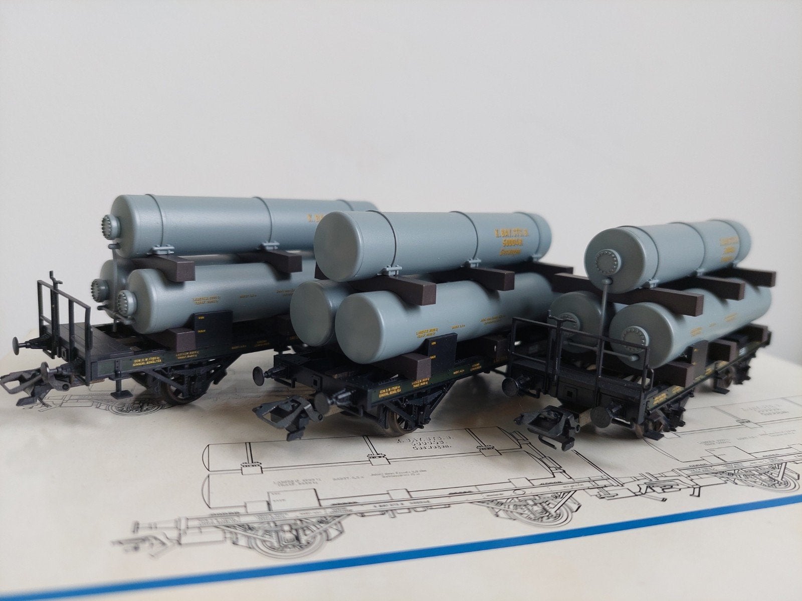 Märklin 46600 - Set gaswagens, Wisselstroom, Wagon, Ophalen of Verzenden, Zo goed als nieuw