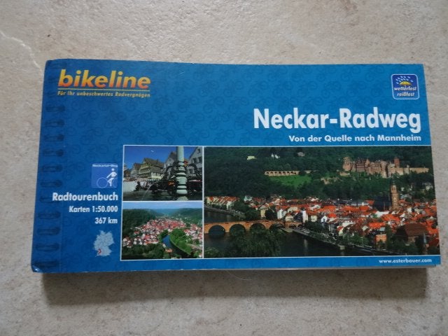 Bikeline Neckar Radweg, Overige merken, Fiets- of Wandelgids, Europa, Ophalen of Verzenden