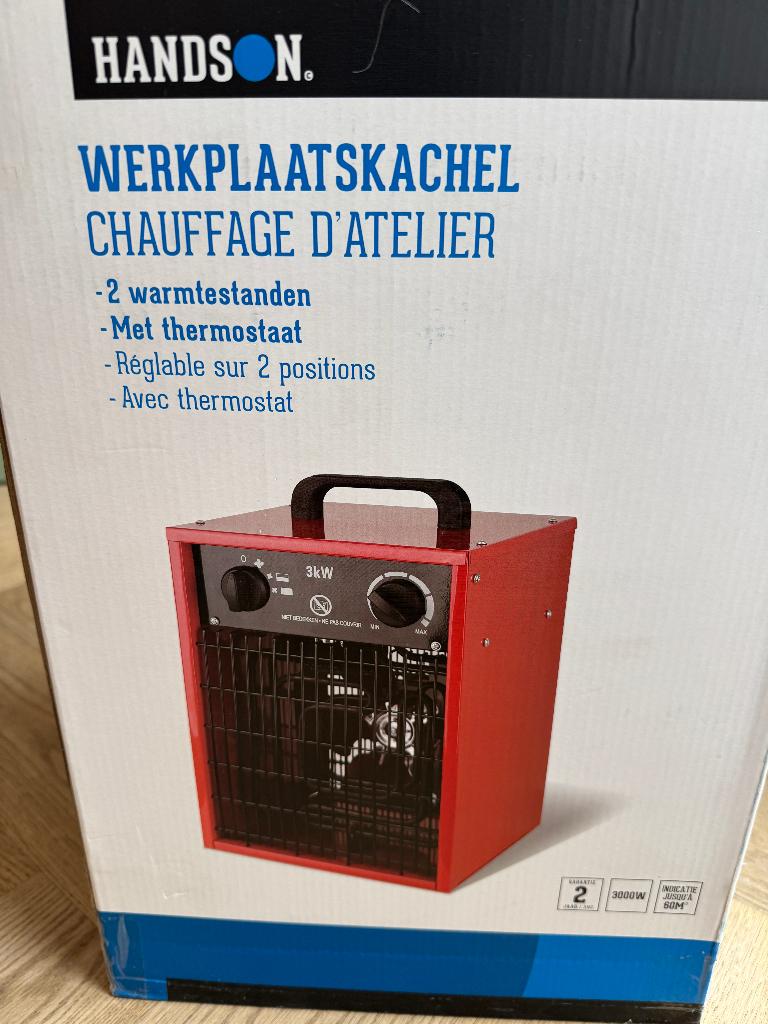 Kachel / chauffage handson 3000W / Heater for home or office, 30 tot 80 cm, Kachel, Minder dan 60 cm, Ophalen of Verzenden