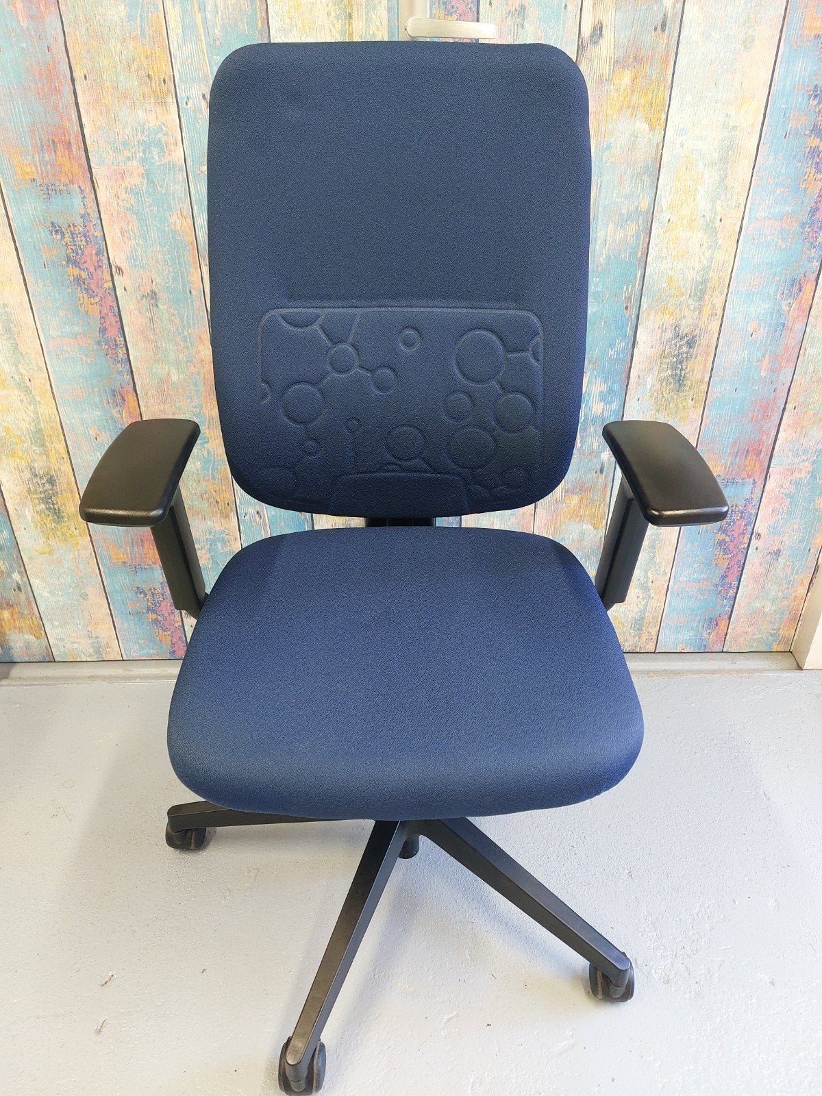Bureaustoel Steelcase P466 work i.z.g.st, Ophalen, Blauw, Zo goed als nieuw, Bureaustoel