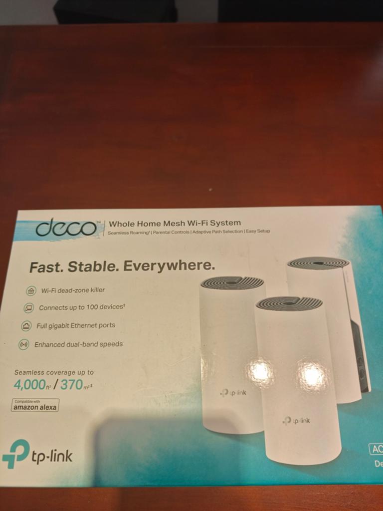 TP-Link Deco M4 Mesh Wi-Fi (3-pack), Computers en Software, Routers en Modems, Zo goed als nieuw, Ophalen