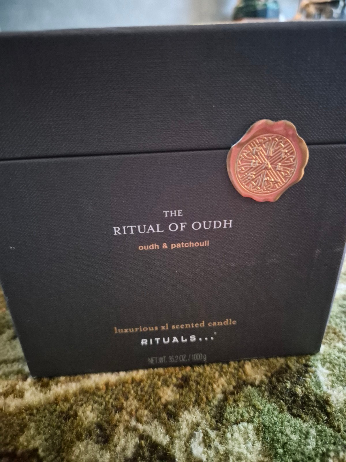 Rituals XL Geurkaars - The Ritual of Oudh & Precious Amber, Zwart, Ophalen of Verzenden, Rituals, Kaars