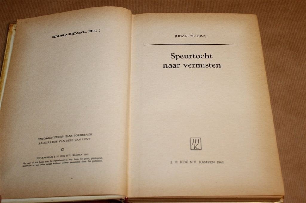 Speurtocht naar vermisten — Edward Smit-serie 2 [1961], Ophalen of Verzenden, Gelezen