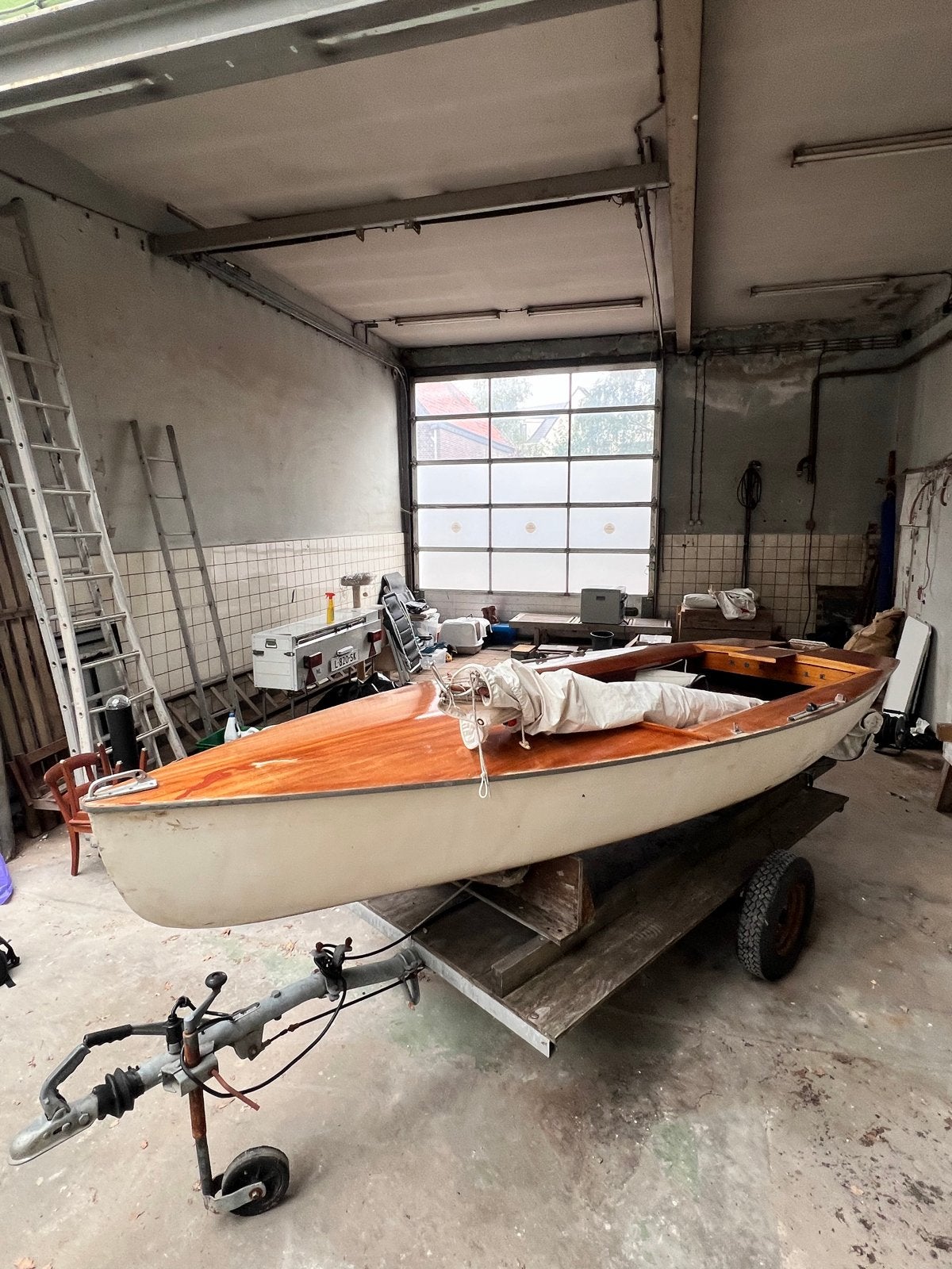 Atlanta Koralle S6R (1969) Gerestaureerde zeiljol + trailer, Watersport en Boten, Ophalen, Overige merken, Gebruikt, Diesel