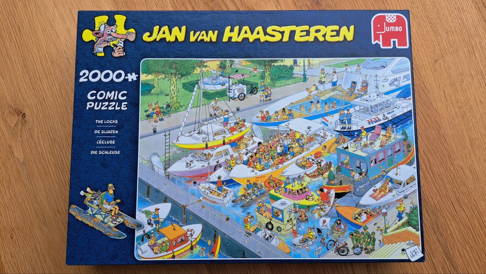 Jan van Haasteren puzzel - De Sluizen - 2000 stukjes, Ophalen of Verzenden, Meer dan 1500 stukjes, Zo goed als nieuw