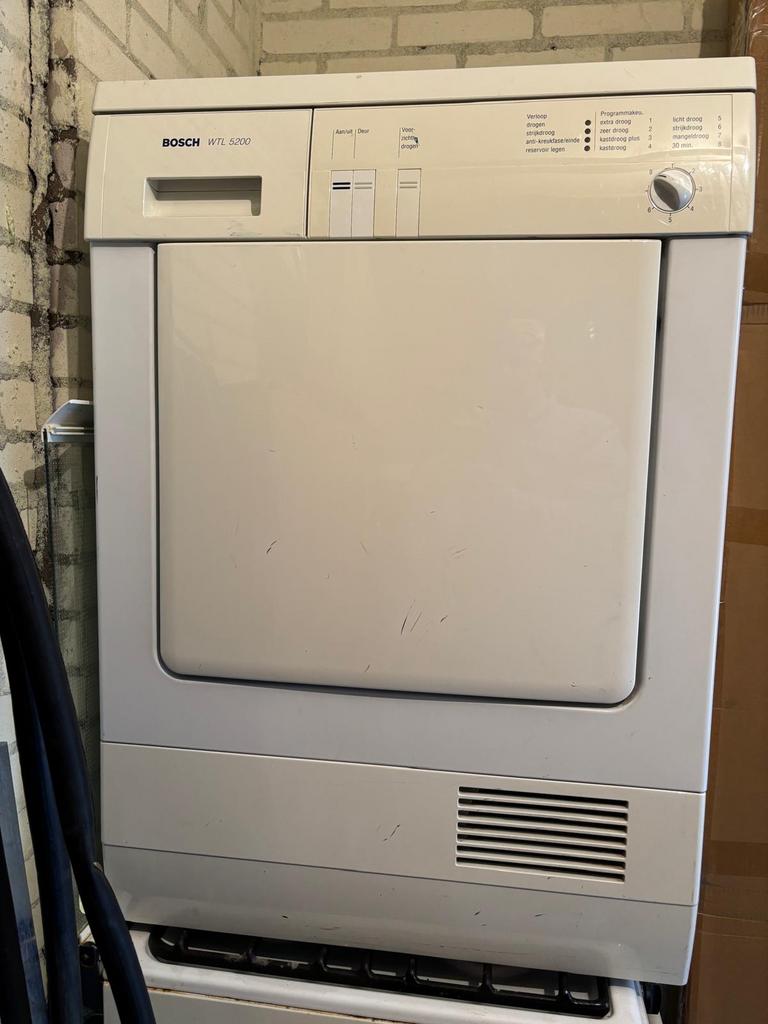 Bosch WTL 5200 Wasdroger - Gebruikt, Witgoed en Apparatuur, 6 tot 8 kg, Gebruikt, Ophalen of Verzenden, Voorlader