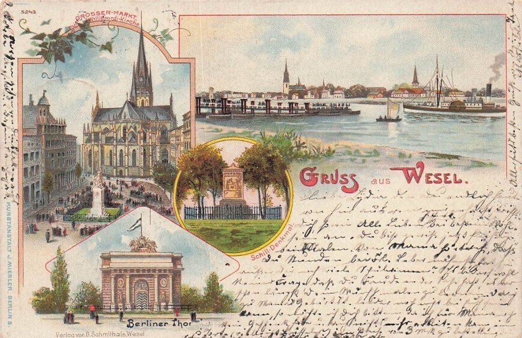 702-132-059 Wesel, Verzenden, Voor 1920, Duitsland