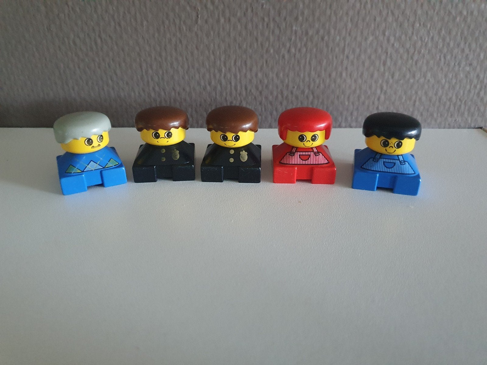 Vintage Duplo Poppetjes - 5 Stuks, Ophalen of Verzenden, Gebruikt, Minifiguur, Duplo