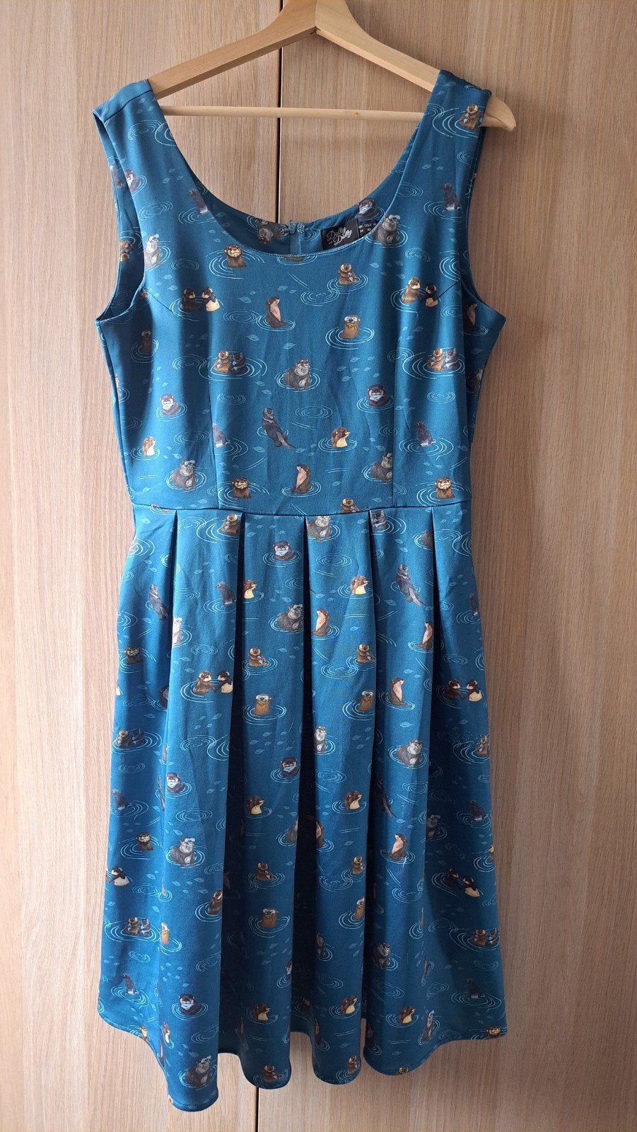 Dolly & Dotty Amanda Otter Family 50's Swing Jurk in Blauw, Kleding | Dames, Blauw, Maat 42/44 (L), Ophalen of Verzenden, Knielengte