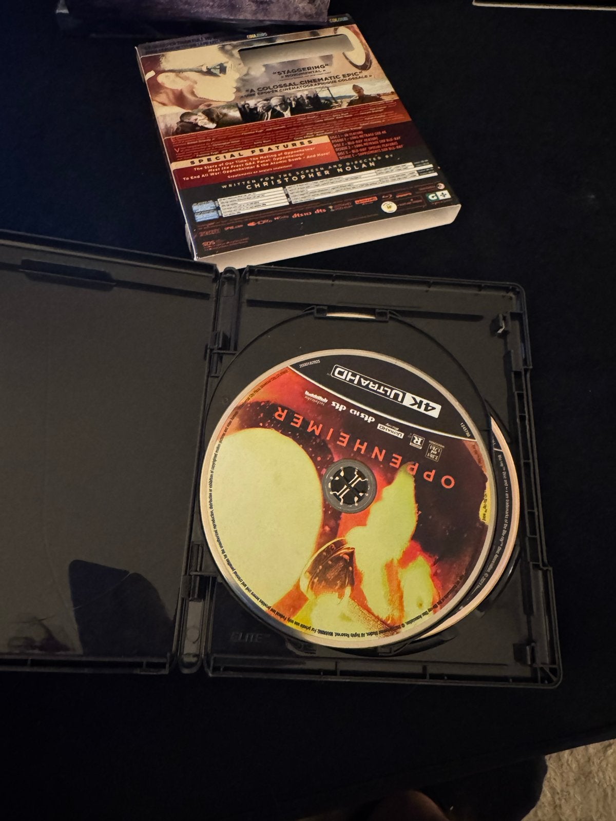 Oppenheimer 4K Ultra HD Blu-ray - Christopher Nolan, Cd's en Dvd's, Blu-ray, Ophalen, Nederlands, Film, Drama