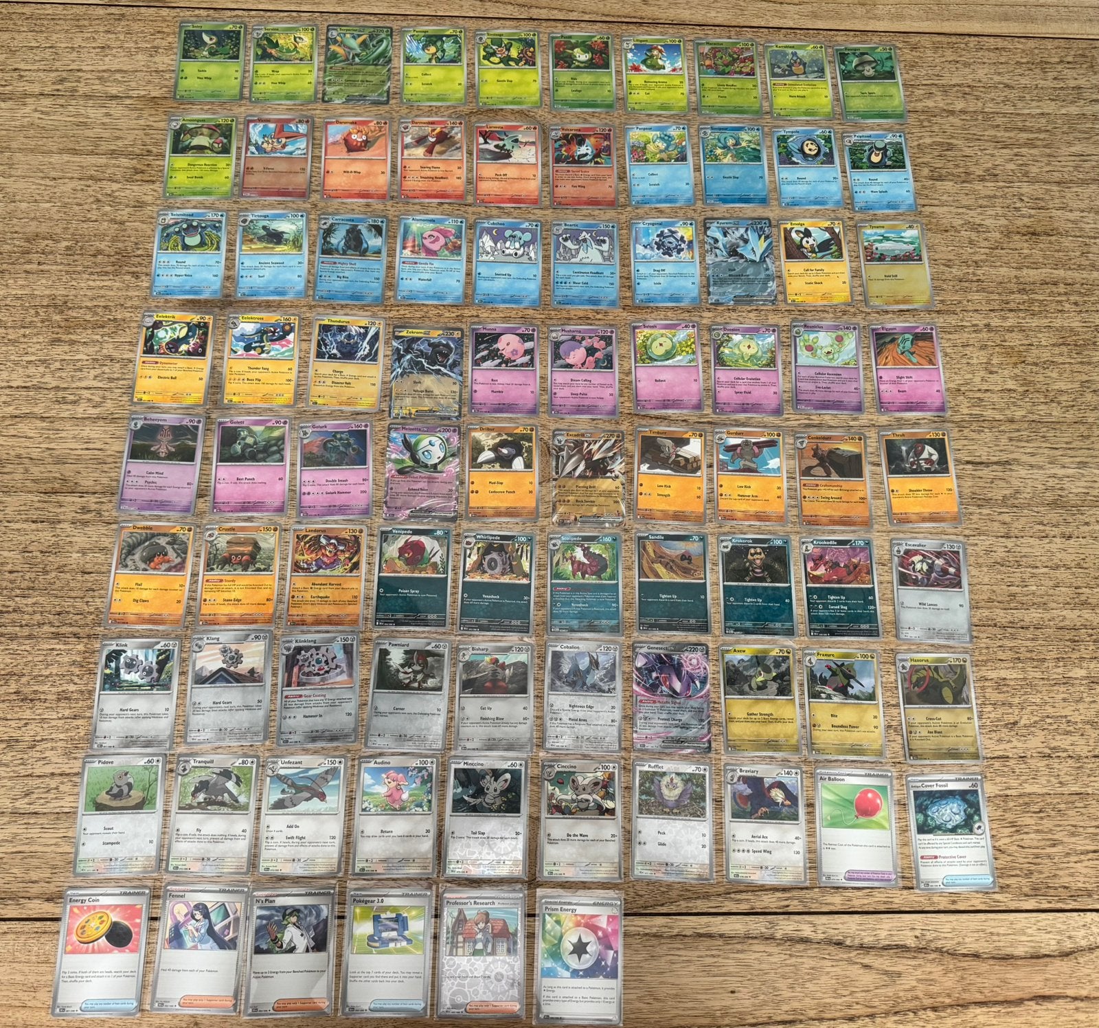 Pokemon TCG Black Bolt base set, Ophalen of Verzenden, Zo goed als nieuw, Meerdere kaarten