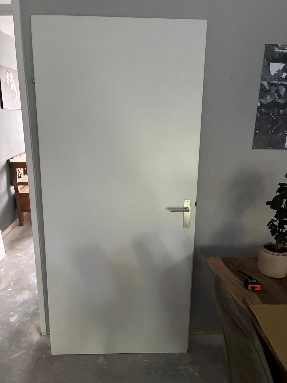 4 stuks Binnendeur 93 x 210 cm - Wit, Ophalen, Gebruikt, 80 tot 100 cm, Binnendeur