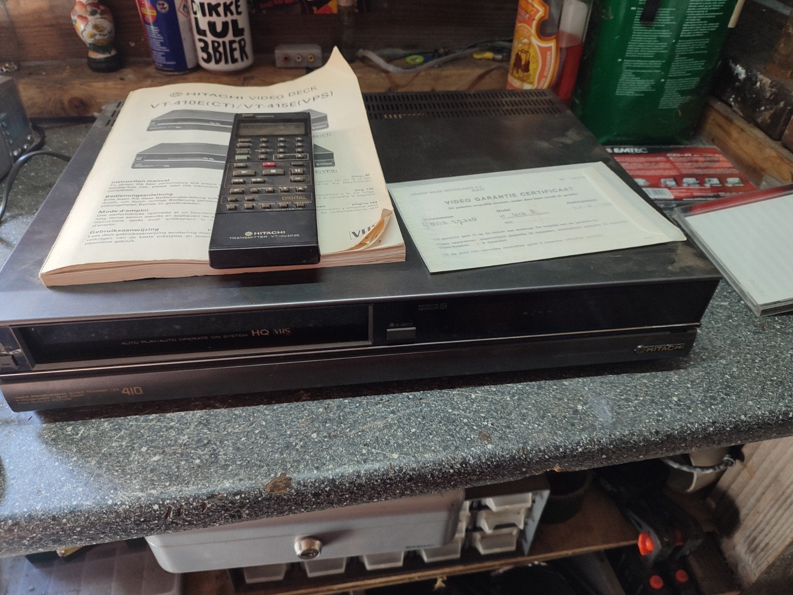 Hitachi VT-410E VHS Video met AB, Ophalen of Verzenden, Gebruikt, VHS-speler of -recorder