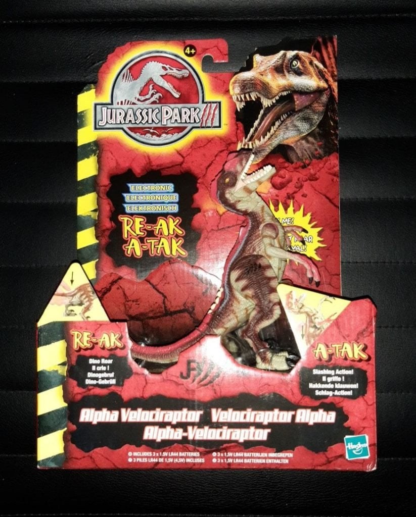Hasbro jurassic Park III Velociraptor, Verzamelen, Verzenden, Nieuw