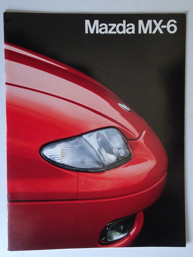 Mazda MX-6 brochure - Originele folder 1995, Mazda, Ophalen of Verzenden, Zo goed als nieuw, Mazda