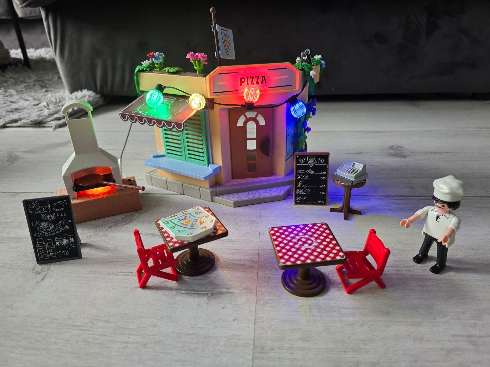 playmobil pizzeria, Ophalen of Verzenden, Zo goed als nieuw