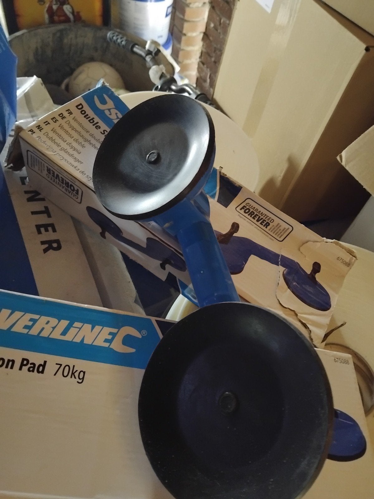Silverline Dubbele Zuignap 70kg - zo goad als Nieuw in doos, Ophalen of Verzenden, Zo goed als nieuw, Overige typen, Overige merken
