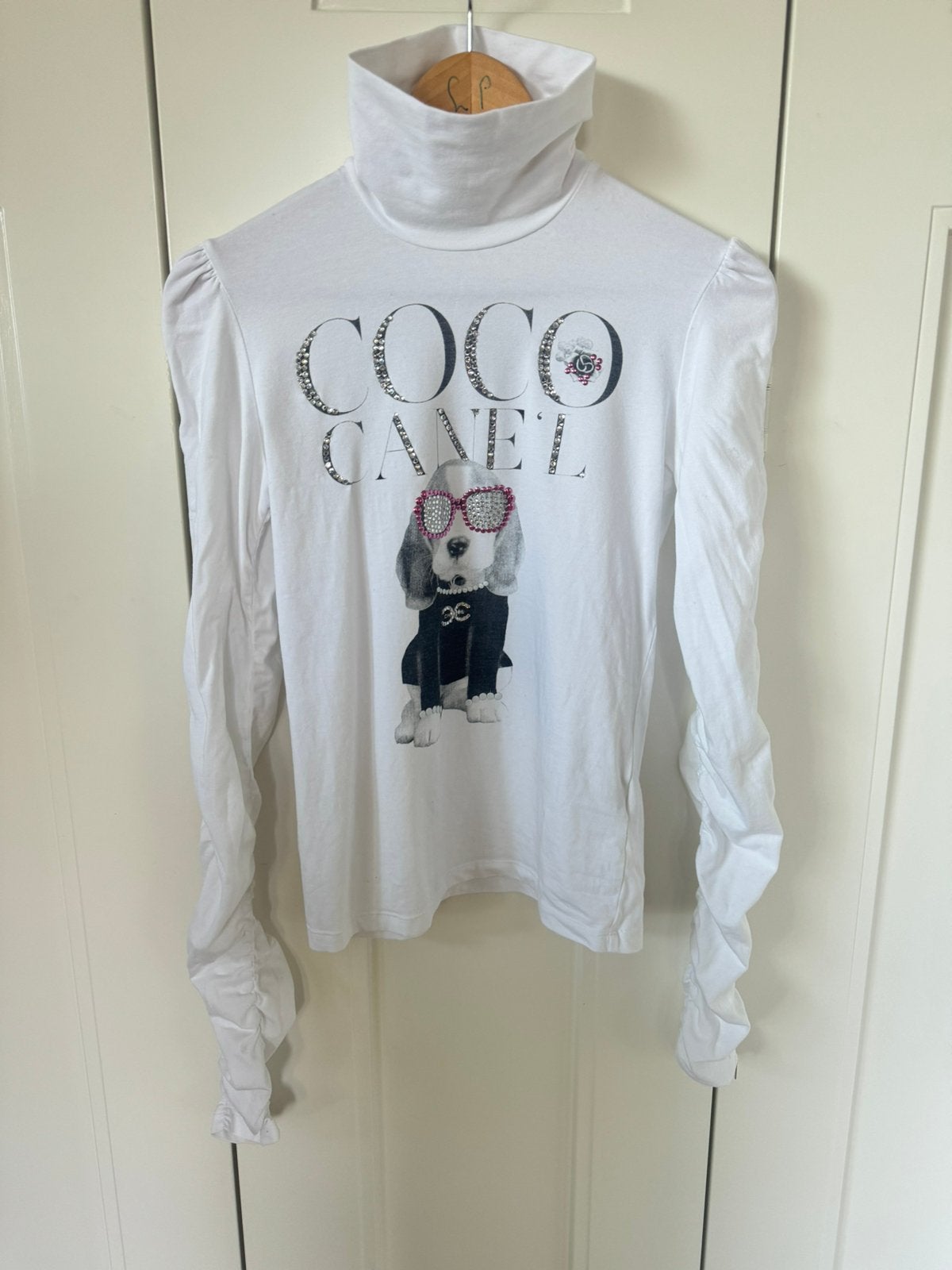 Parrot Italiaanse designer top maat S, Wit, Nieuw, Ophalen of Verzenden, Lange mouw
