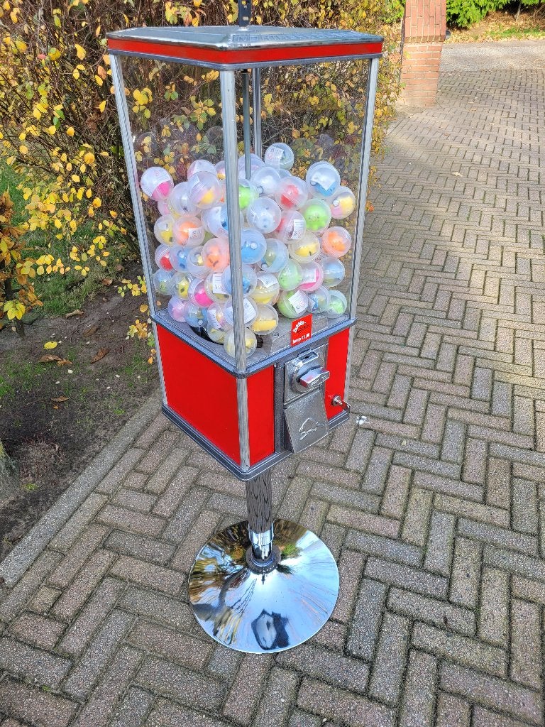 BEAVER surprise ballen automaat op poot fifties sixties .., Ophalen, Zo goed als nieuw