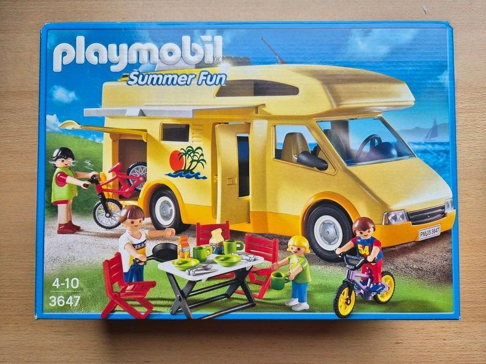 Playmobil Summer Fun Camper (3647) nieuw, Complete set, Voertuig, Nieuw, Ophalen of Verzenden