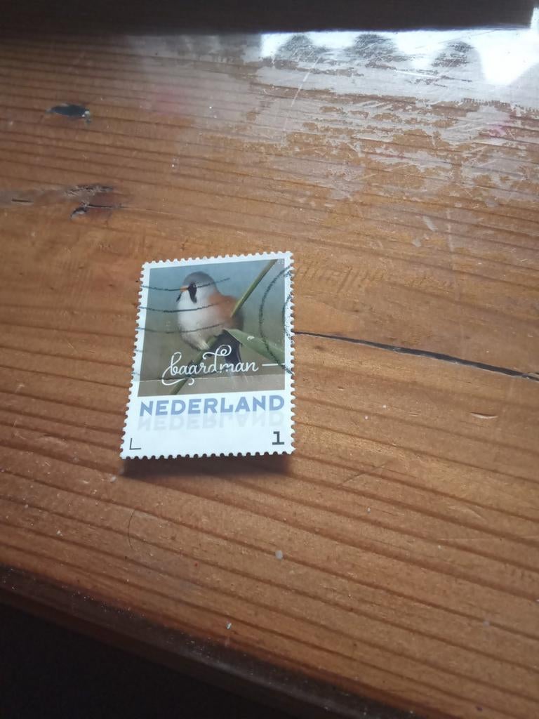 Postzegel Baardman - Nederland, Ophalen of Verzenden, Na 1940, Gestempeld