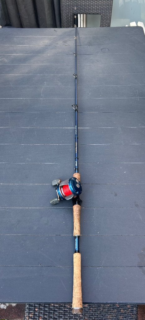 Abu Garcia Ambassadeur C4 + Spro HS Jerkbait & Cast (30-85g), Watersport en Boten, Ophalen of Verzenden, Zo goed als nieuw, Molen