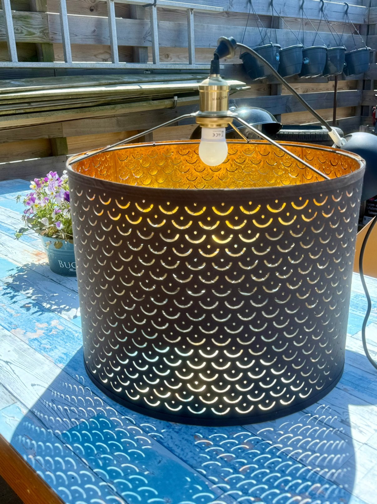 Nymö hang lamp IKEA 44 cm, Ophalen, Zo goed als nieuw, Rond, 25 tot 50 cm