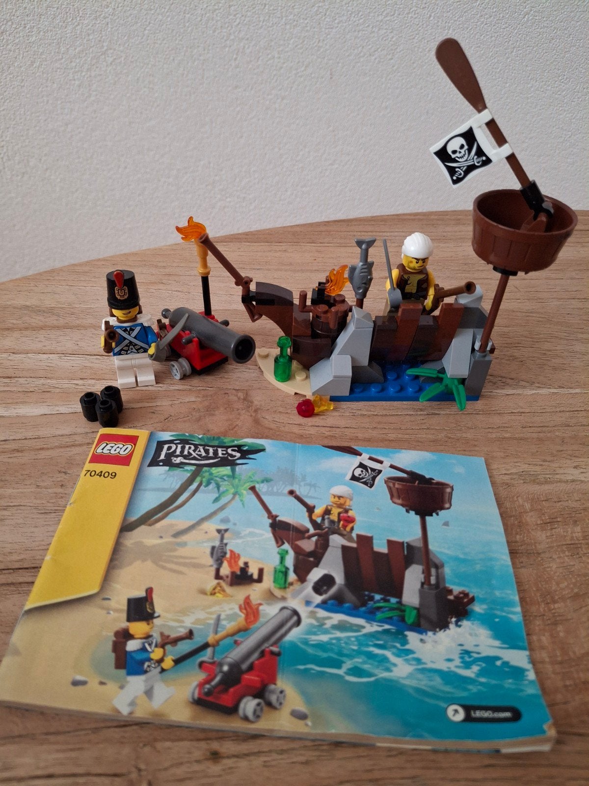 Lego Pirates 70409 Shipwreck defense, Gebruikt, Lego, Inclusief instructies, Pirates