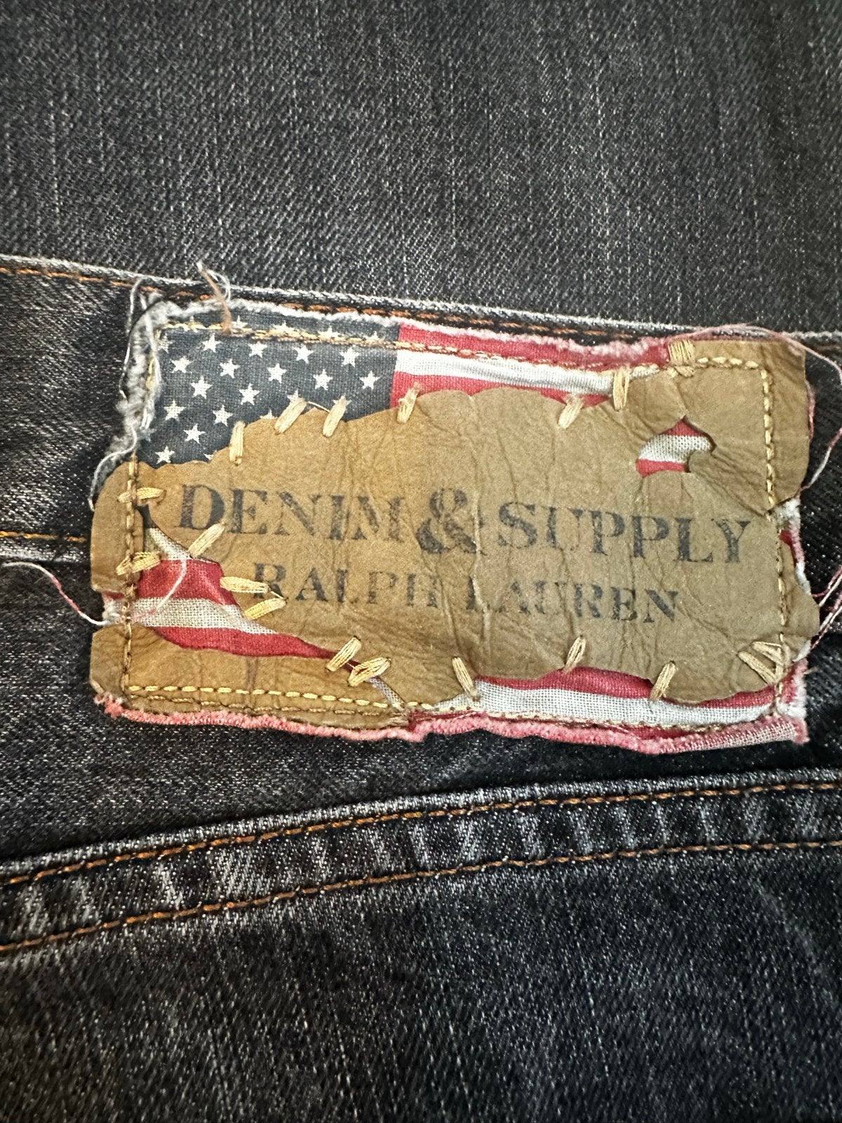 Ralph Lauren Denim & Supply Slim Fit Jeans 32x32 Zwart, Ophalen of Verzenden, Gedragen, Zwart, W32 (confectie 46) of kleiner
