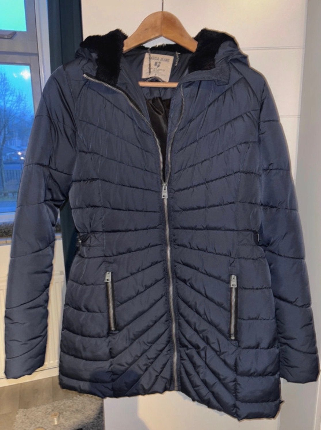 Garcia winterjas blauw - Maat M, Ophalen of Verzenden, Zo goed als nieuw, Maat 38/40 (M), Blauw
