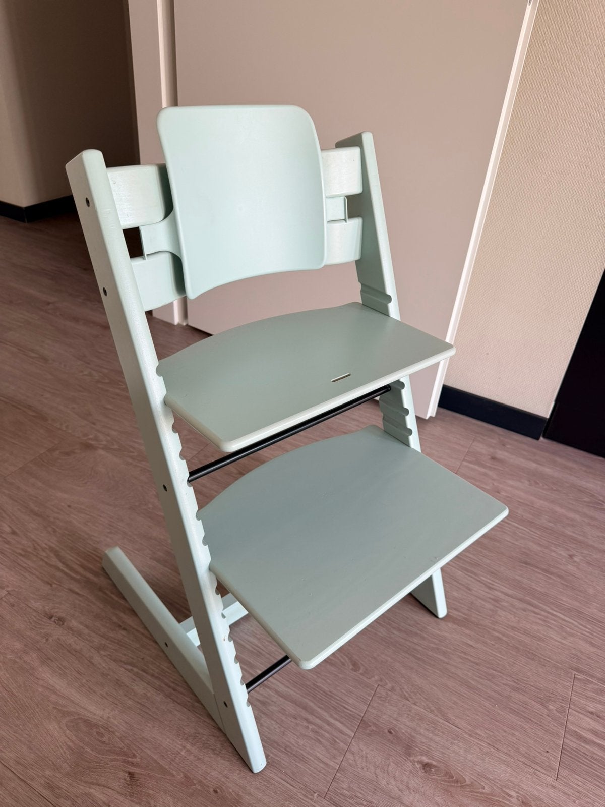 Trip Trap Stoel Stokke Mintgroen, Kinderen en Baby's, Kinderstoelen, Ophalen, Zo goed als nieuw, Meegroeistoel