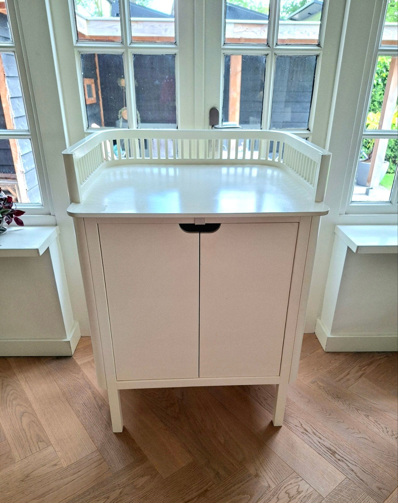 Sebra Commode / Kast Wit - Scandinavisch Design, Ophalen, Gebruikt, 50 tot 70 cm, 100 cm of meer
