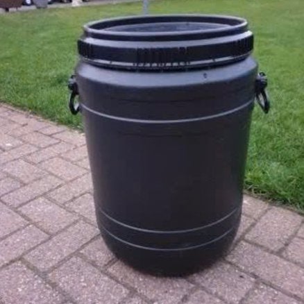 Tonnetje 60l, Tuin en Terras, Minder dan 75 liter, Ophalen, Zo goed als nieuw, Kunststof