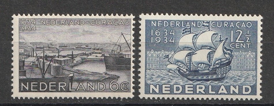 267-268 1934 Curacao MNH, Postzegels en Munten, Ophalen of Verzenden, T/m 1940, Postfris