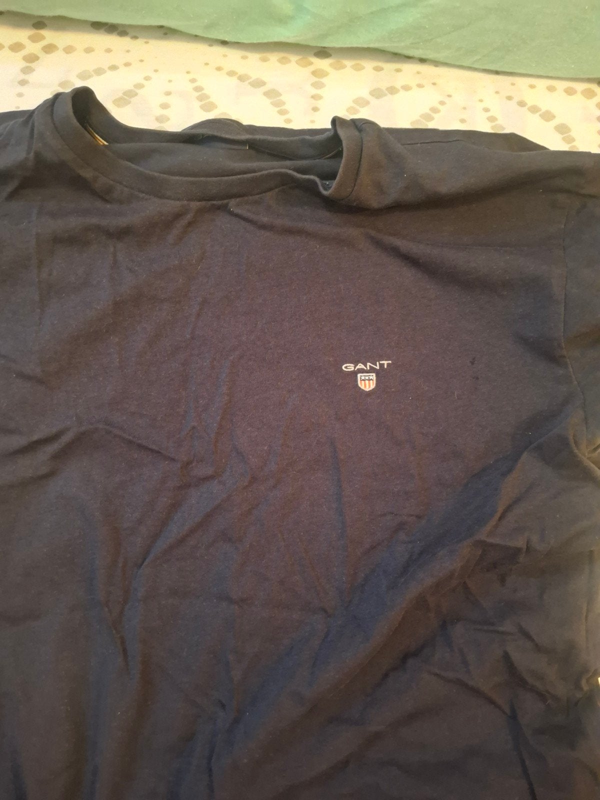 GANT T-shirt - Donkerblauw - Maat L, Maat 52/54 (L), Blauw, GANT, Ophalen of Verzenden