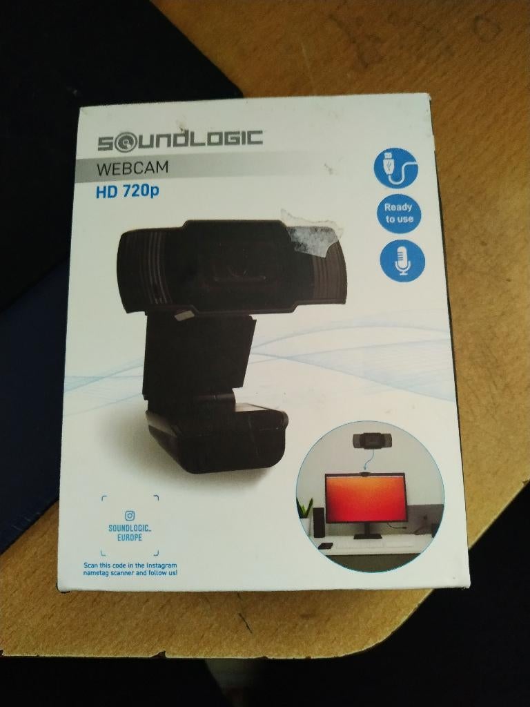 Webcam HD - 720P, Computers en Software, Webcams, Nieuw, Ophalen of Verzenden, Windows, Microfoon