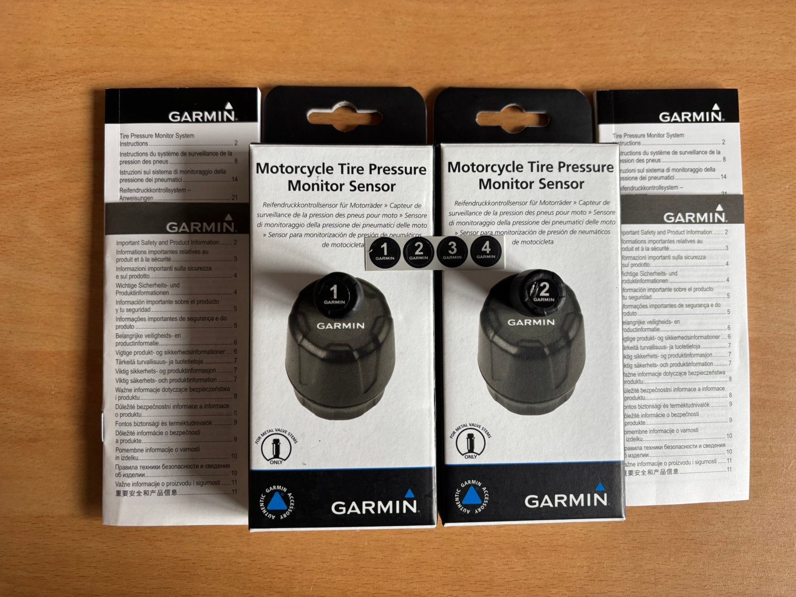 2 Garmin bandenspanning sensors/MTPMS, Ophalen of Verzenden, Zo goed als nieuw