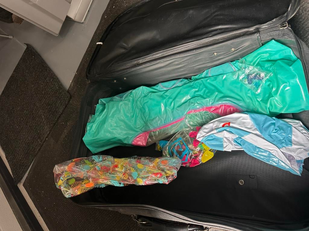 Opblaas bed met 3 opblaasballen, Ophalen of Verzenden, Gebruikt