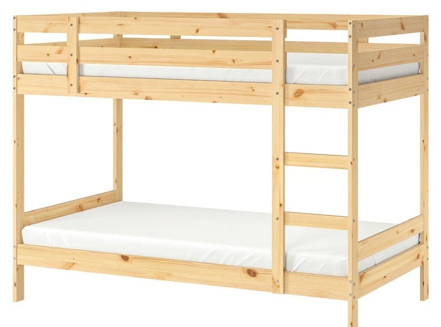 Stapelbed Ikea MYDAL, Ophalen, Gebruikt, 90 cm, Eenpersoons