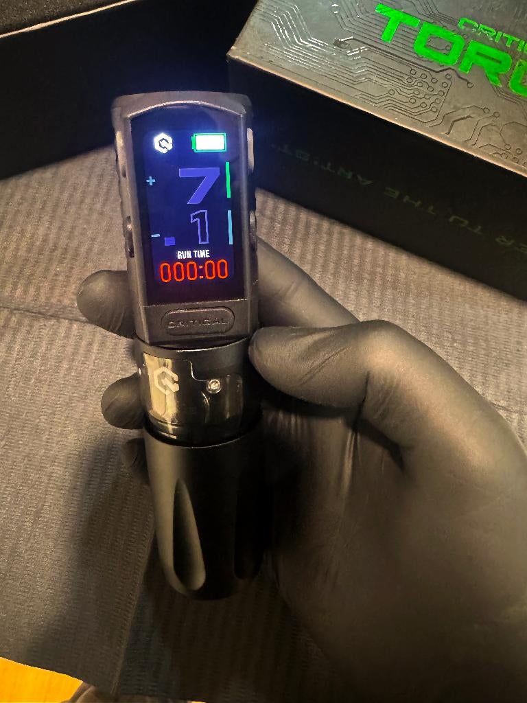 Critical Torque 4.2 mm slag draadloze tattoo machine, Hobby en Vrije tijd, Overige Hobby en Vrije tijd, Ophalen of Verzenden, Zo goed als nieuw